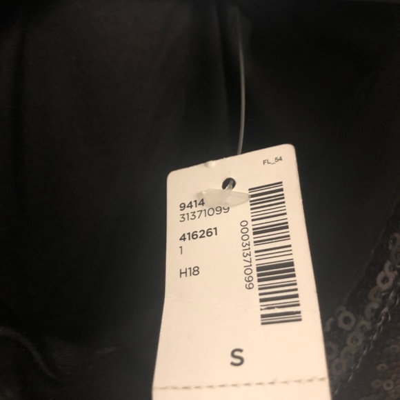 NWT Black Sequin M Formal Bling Dress - Picture 3 of 4